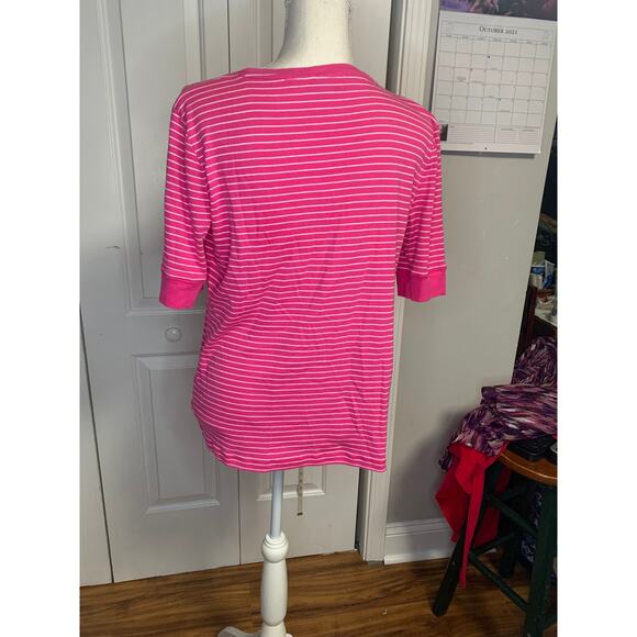 Pink and White Striped shirt - Picture 2 of 3